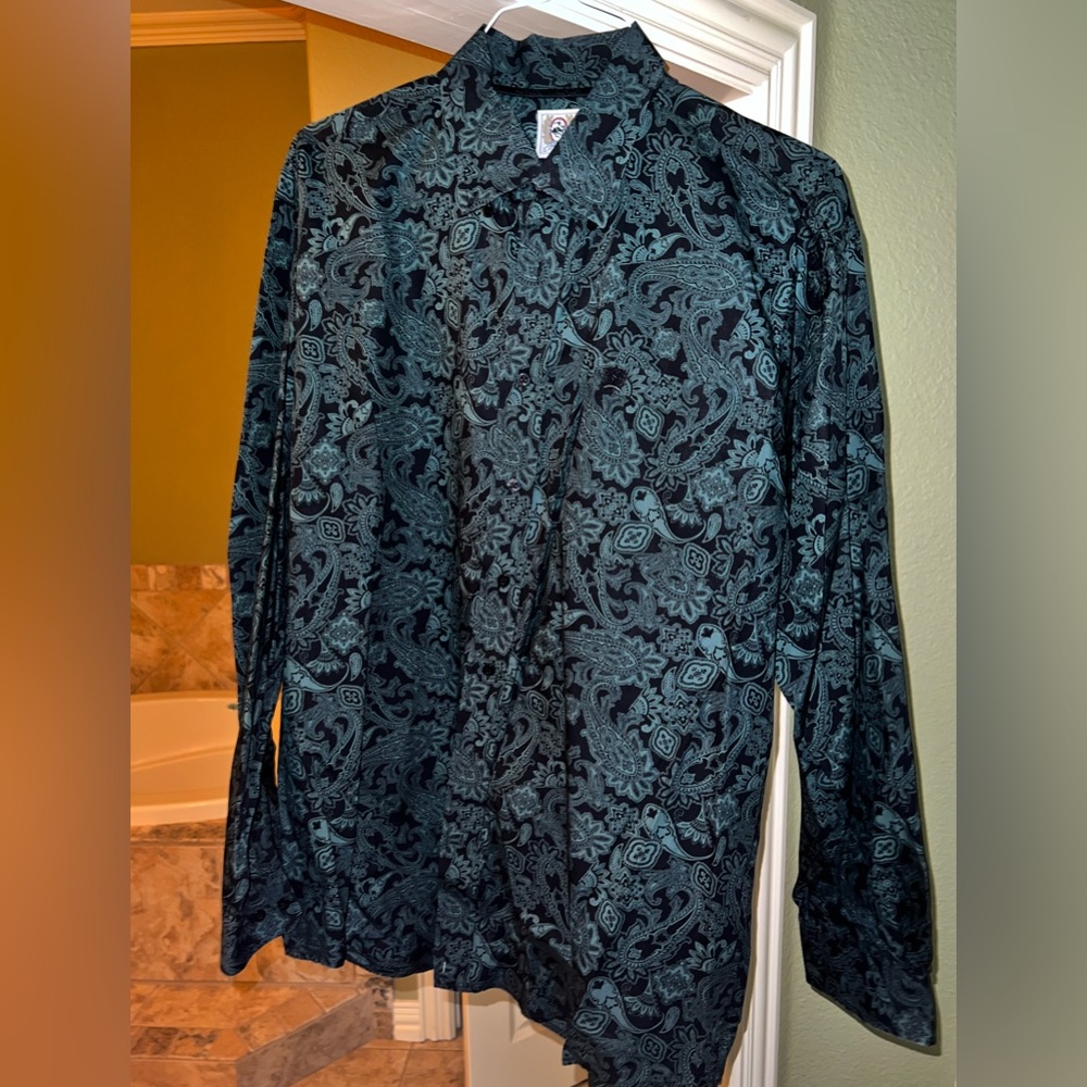 Cinch L button down shirt